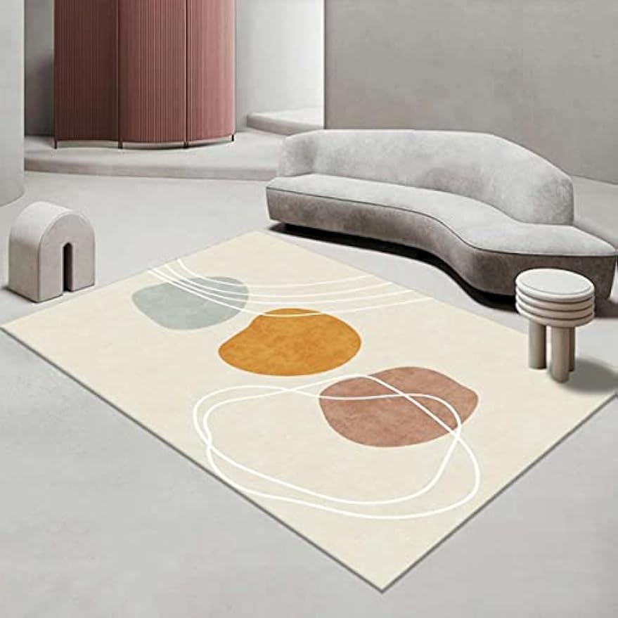 カーペット「Tuokus」わびさびラグ じゅうたん 洗える 北欧 ラグマット リントフリー 3畳4畳5畳6畳 防ダニ センターカーペット かわいい 抗菌 消臭 シャギーラグ 滑り止め付き ふわふわ サラサラ 長方形 夏秋冬