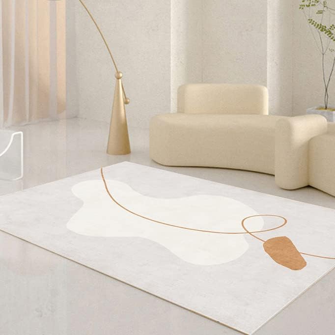 「Tuokus」カーペット イミテーションカシミア じゅうたん 洗える ラグ 絨毯 ラグマット 3畳4畳5畳6畳 防ダニ センターカーペット かわいい 抗菌 消臭 シャギーラグ 滑り止め付き ふわふわ サラサラ 長方形 夏秋冬 140*200cm