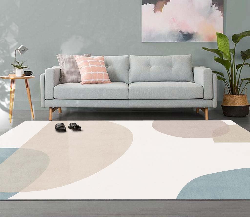 「Tuokus」ラグ カーペット 160×120cm ラグマット シャギーラグ 洗える ふわふわ 絨毯 厚手 3畳4畳5畳6畳 ホットカーペット&床暖房で使用可能 洗濯可 模造カシミアラグ 消臭 厚い滑り止め付き サラサラ イミテーションカシミア 模造カシミア TFYRj-304A1