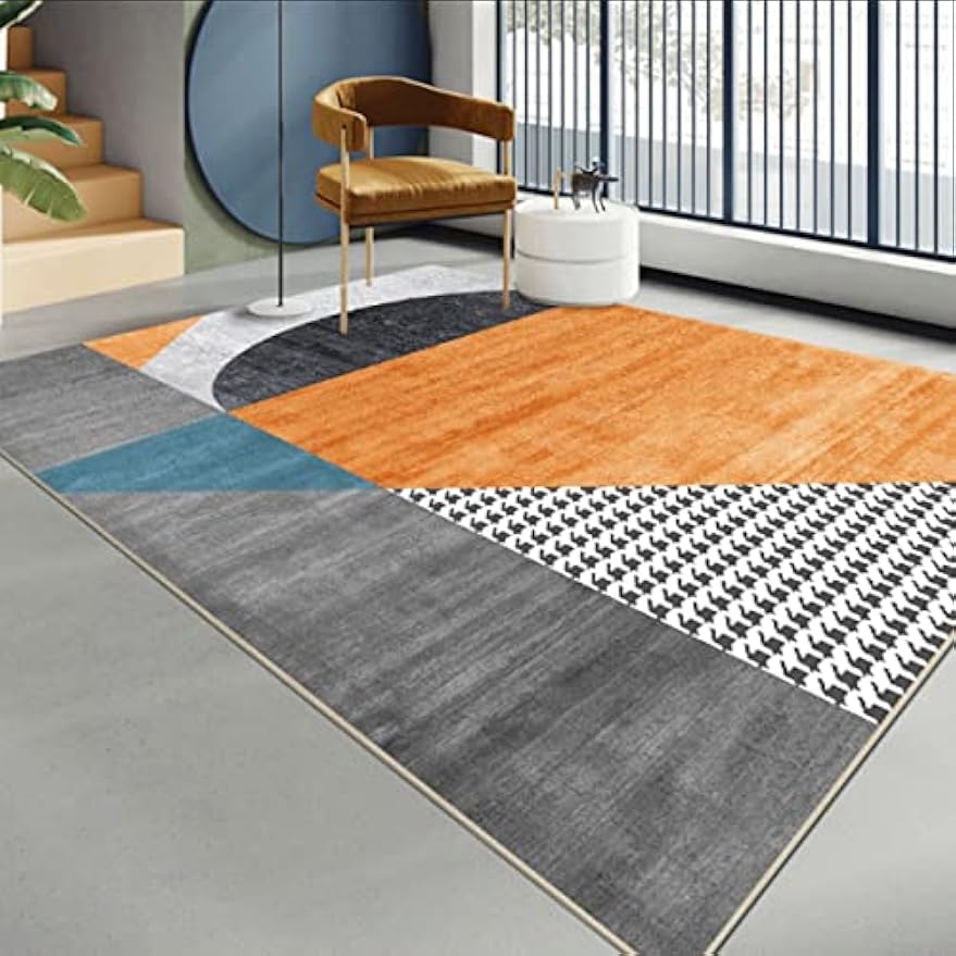 「Tuokus」ラグ カーペット かわいい おしゃれ 洗える ラグマット リントフリー 北欧 じゅうたん 3畳4畳5畳6畳 防ダニ センターカーペット 抗菌 消臭 シャギーラグ 滑り止め付き 長方形 夏秋冬