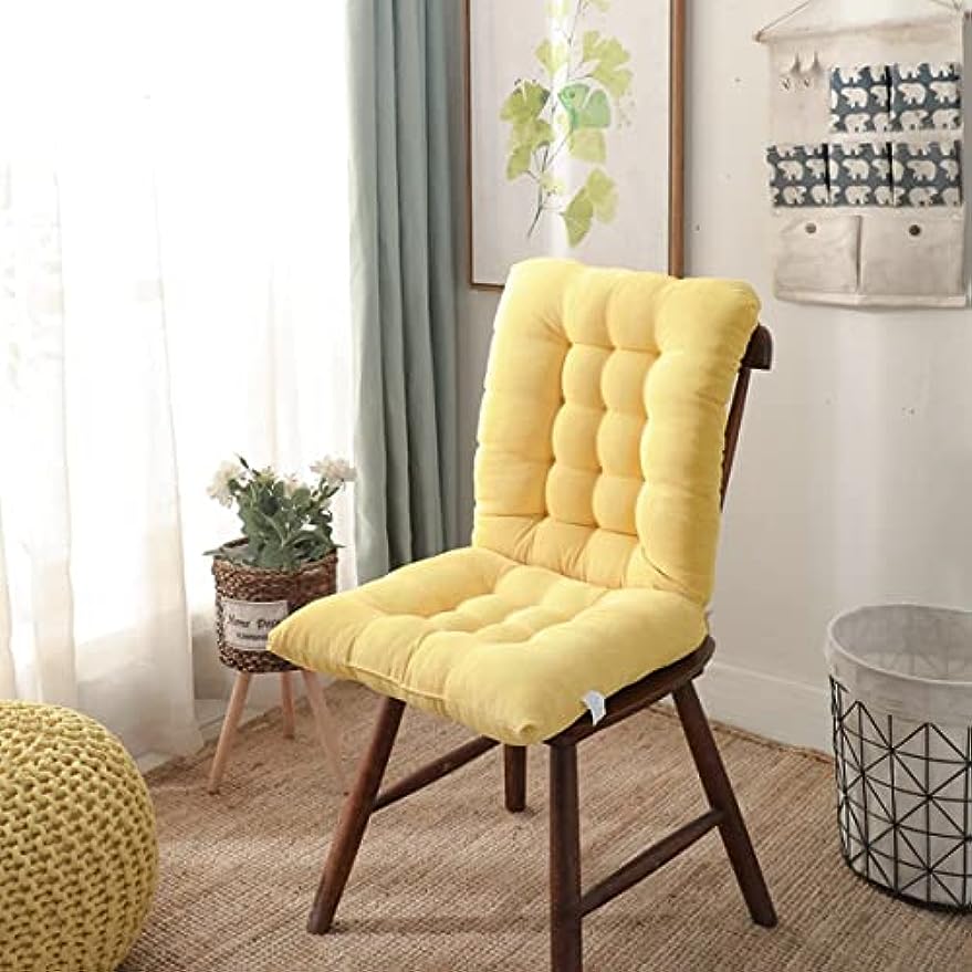 「Tuokus」クッション 背もたれクッション 一体型クッション 座布団 椅子 厚め おしゃれ 長時間座っても疲れない かわいい 柔らかい 通気性 ppコットン お尻が痛くならない 腰が痛くならない 45*90cm