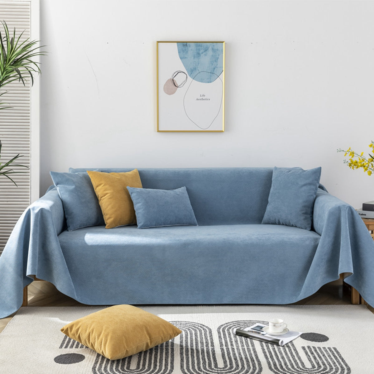 「Tuokus」ソファーカバー 肘付き 一人掛け 二人掛け 三人掛け 肘あり ソファパッド ソファカバー ペットの引っかき傷防止 クッション ソファー スリップ 洗える 防塵 無地 特大ソファーカバー 防水