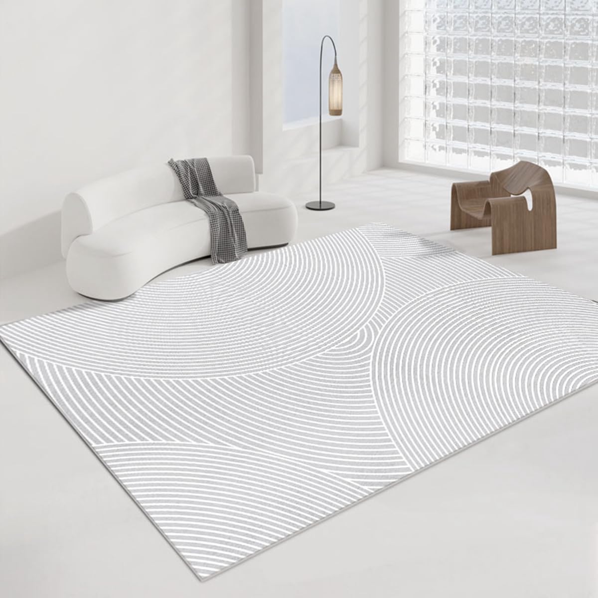 「Tuokus」ラグ カーペット 160×120cm ラグマット シャギーラグ 洗える ふわふわ 絨毯 厚手 3畳4畳5畳6畳 ホットカーペット&床暖房で使用可能 洗濯可 模造カシミアラグ 消臭 厚い滑り止め付き サラサラ イミテーションカシミア 模造カシミア TFYRj-299