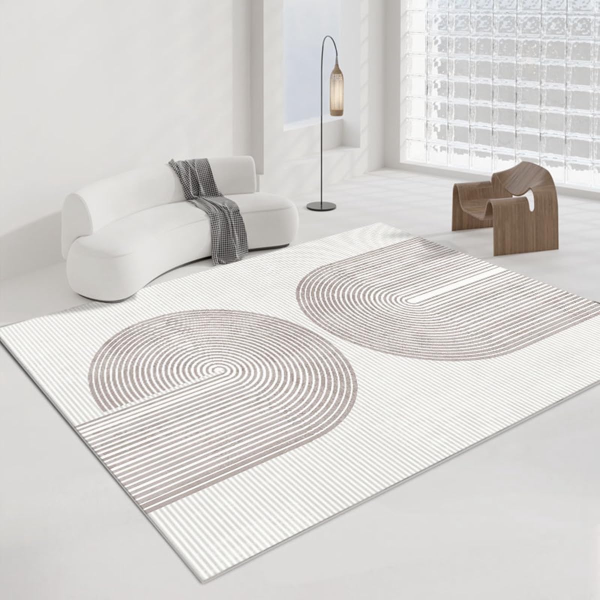 「Tuokus」ラグ カーペット 160×120cm ラグマット シャギーラグ 洗える ふわふわ 絨毯 厚手 3畳4畳5畳6畳 ホットカーペット&床暖房で使用可能 洗濯可 模造カシミアラグ 消臭 厚い滑り止め付き サラサラ イミテーションカシミア 模造カシミア TFYRj-299