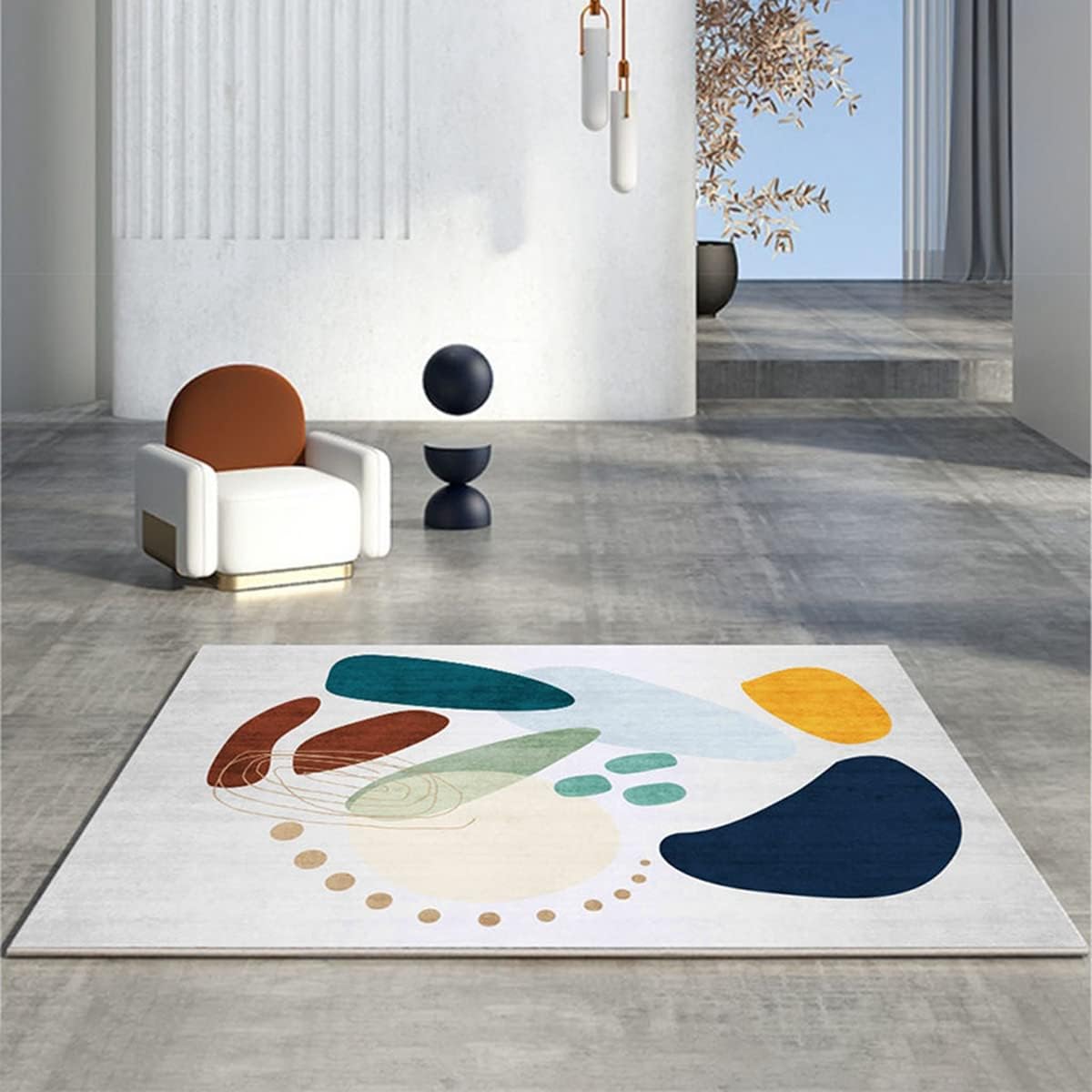 Frisence カーペット ラグマット 絨毯 厚手 防寒 床暖房対応 滑り止め付き 洗える 低ホコリ 防ダニ インテリア ホットカーペット対応 お手入れ簡単 耐久性 耐摩耗性 防音機能 FRIDT56