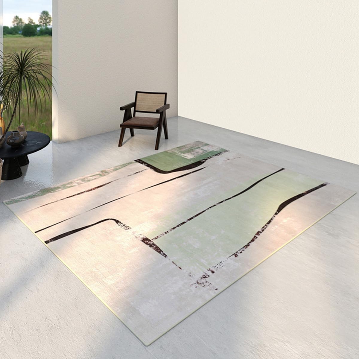 「Tuokus」ラグ カーペット 160×120cm ラグマット シャギーラグ 洗える ふわふわ 絨毯 厚手 3畳4畳5畳6畳 ホットカーペット&床暖房で使用可能 洗濯可 模造カシミアラグ 消臭 厚い滑り止め付き サラサラ イミテーションカシミア 模造カシミア TFYRj-301