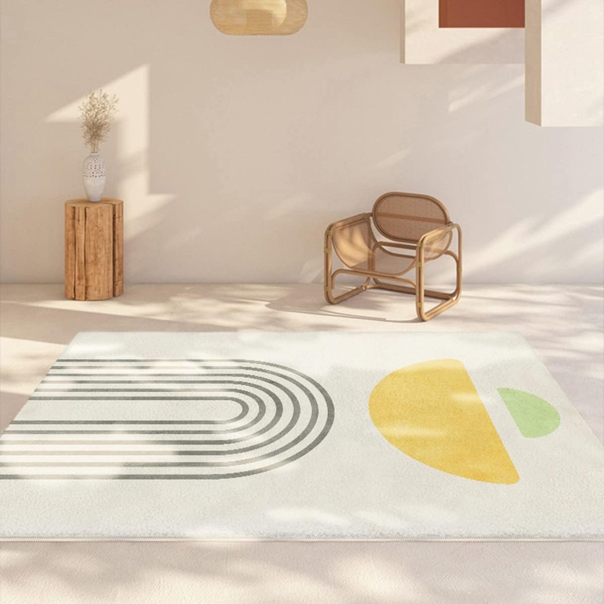 Frisence カーペット ラグマット 絨毯 厚手 防寒 床暖房対応 滑り止め付き 洗える 低ホコリ 防ダニ インテリア ホットカーペット対応 お手入れ簡単 耐久性 耐摩耗性 防音機能 FRIDT52