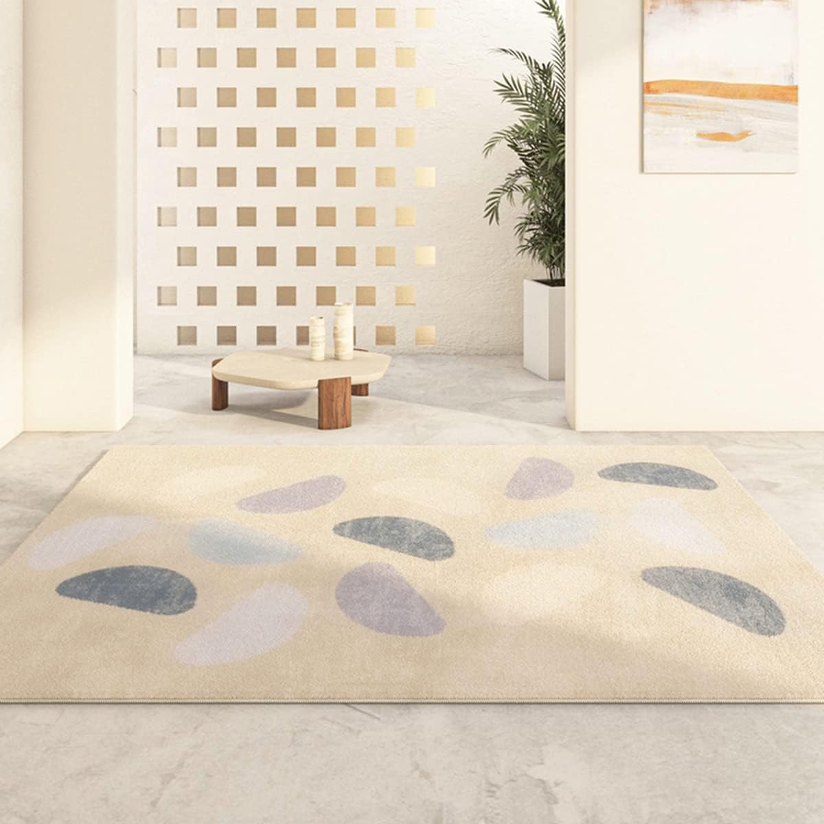 「Tuokus」ラグ カーペット シャギーラグ クラシック 絨毯 洗える ラグマット 防ダニ センターカーペット イミテーションカシミア 3畳4畳5畳6畳 かわいい 抗菌 消臭 滑り止め付き ふわふわ サラサラ 長方形 夏秋冬 120*160cm