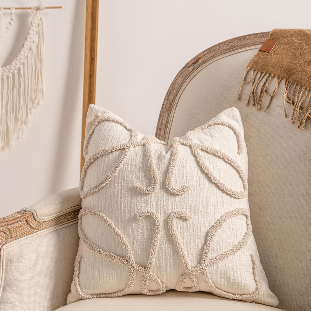 「ORRMALL」クッション 45×45cm クッションカバー付き 中材入り 北欧 おしゃれ SYORBZhen96