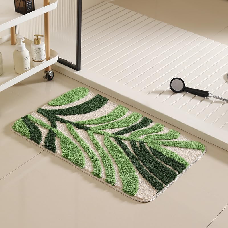 バスマット 60×40cm お風呂マット 速乾 洗える 抗菌防臭 大判 ソフト おしゃれ マイクロファイバー タオル地 安い 厚手 ORYSD42B