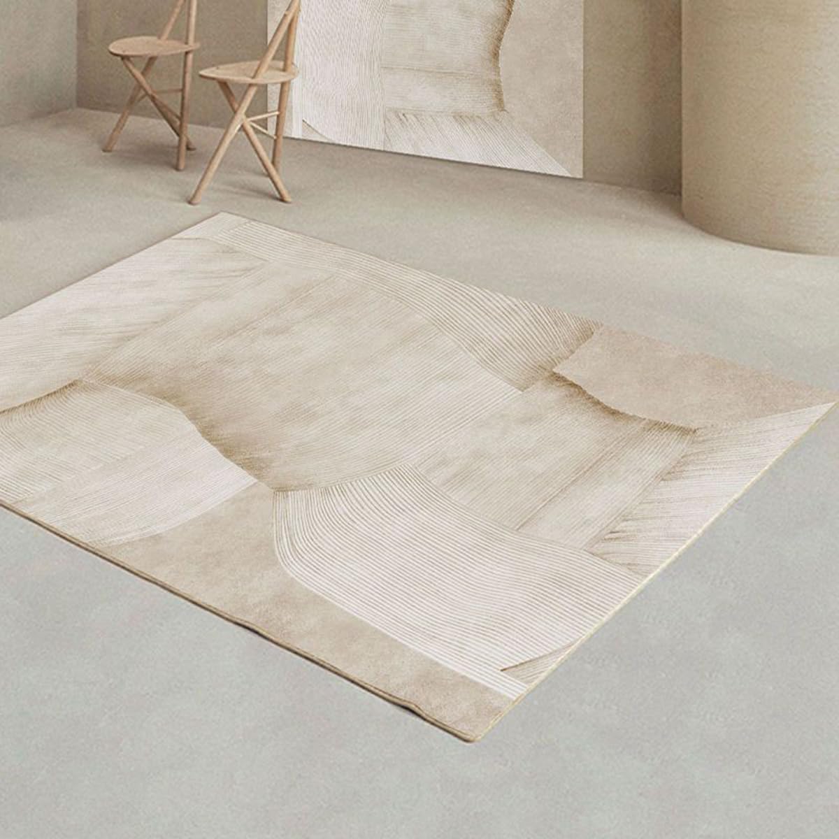 Frisence カーペット ラグマット 絨毯 厚手 防寒 床暖房対応 滑り止め付き 洗える 低ホコリ 防ダニ インテリア ホットカーペット対応 お手入れ簡単 耐久性 耐摩耗性 防音機能 FRIDT62