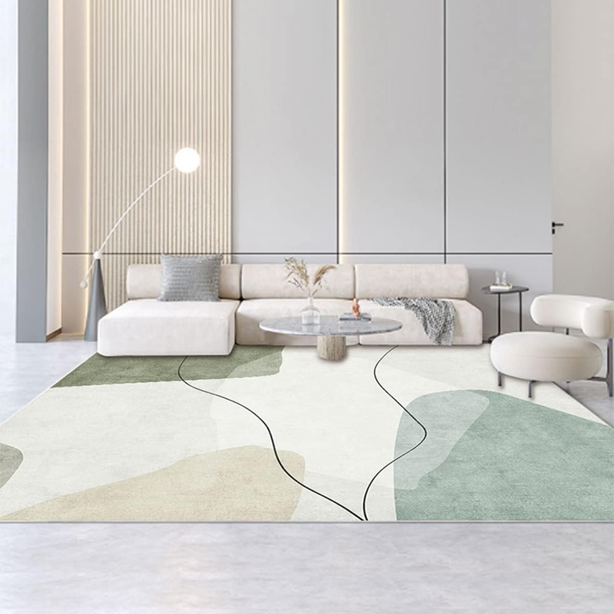 Frisence カーペット ラグマット 絨毯 厚手 防寒 床暖房対応 滑り止め付き 洗える 低ホコリ 防ダニ インテリア ホットカーペット対応 お手入れ簡単 耐久性 耐摩耗性 防音機能 FRIDT45