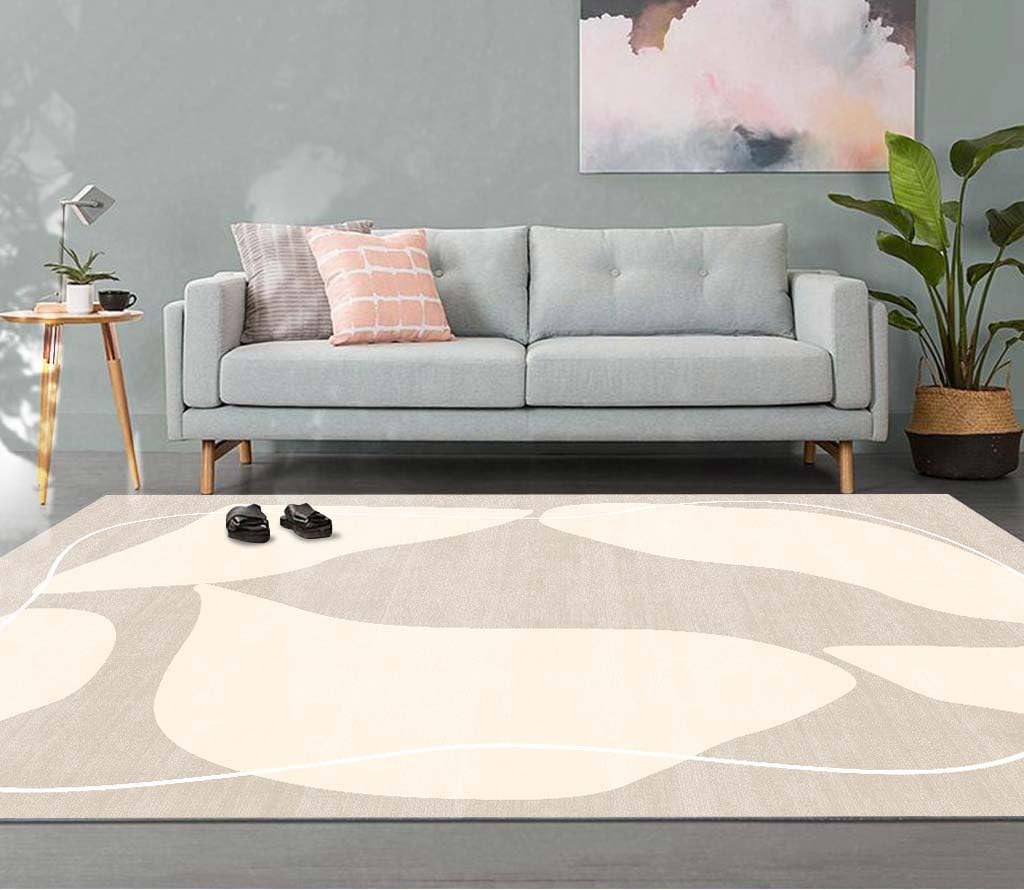 「Tuokus」ラグ カーペット 160×120cm ラグマット シャギーラグ 洗える ふわふわ 絨毯 厚手 3畳4畳5畳6畳 ホットカーペット&床暖房で使用可能 洗濯可 模造カシミアラグ 消臭 厚い滑り止め付き サラサラ イミテーションカシミア 模造カシミア TFYRj-304A1