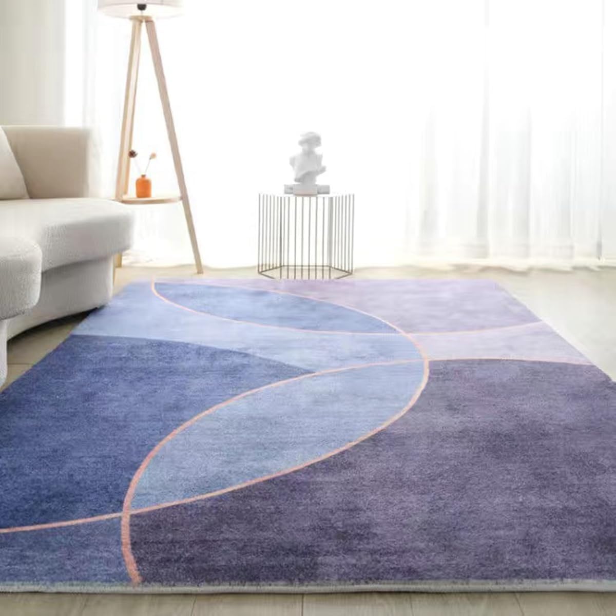 Frisence カーペット ラグマット 絨毯 厚手 防寒 床暖房対応 滑り止め付き 洗える 低ホコリ 防ダニ インテリア ホットカーペット対応 お手入れ簡単 耐久性 耐摩耗性 防音機能 FRIDT43