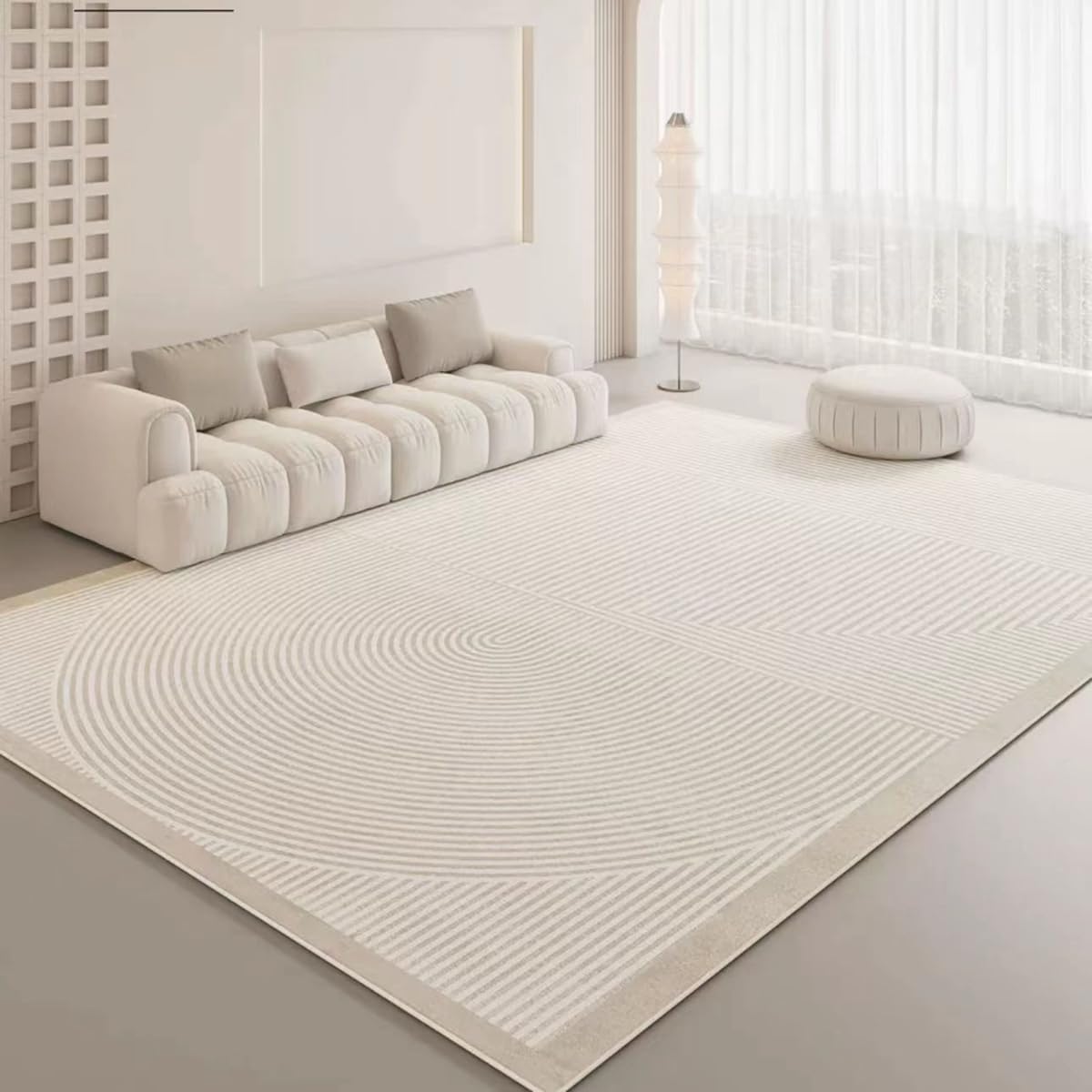 Tuokus カーペット 120×160cm 洗える ラグ 滑り止め付き 防音・防寒・床暖房対応 ラグマット 折りたたみ コンパクト収納可能 おしゃれ ふわふわ 北欧風 リビング 寝室 子供部屋用 FRIDT79