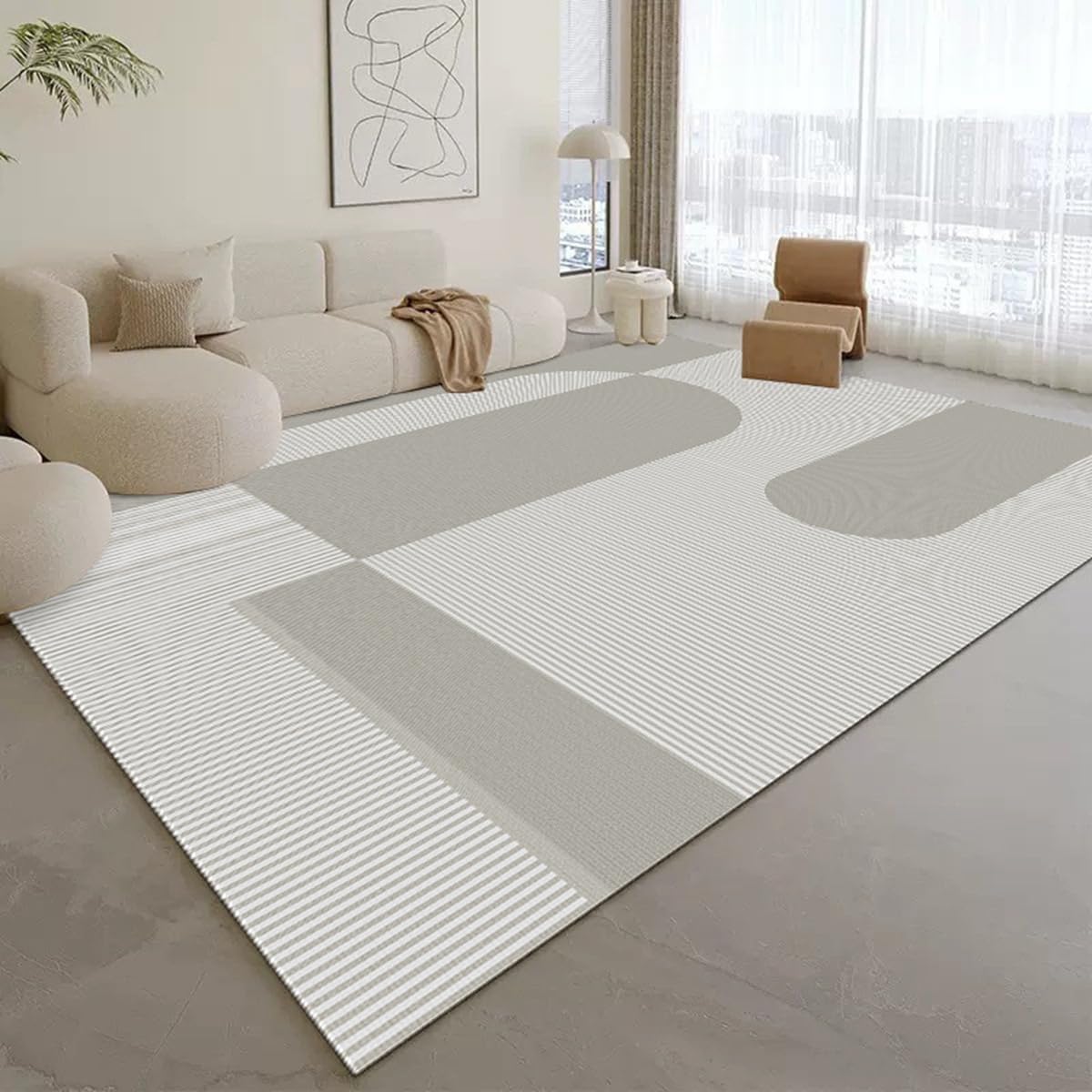 Frisence カーペット ラグマット 絨毯 厚手 防寒 床暖房対応 滑り止め付き 洗える 低ホコリ 防ダニ インテリア ホットカーペット対応 お手入れ簡単 耐久性 耐摩耗性 防音機能 FRIDT24