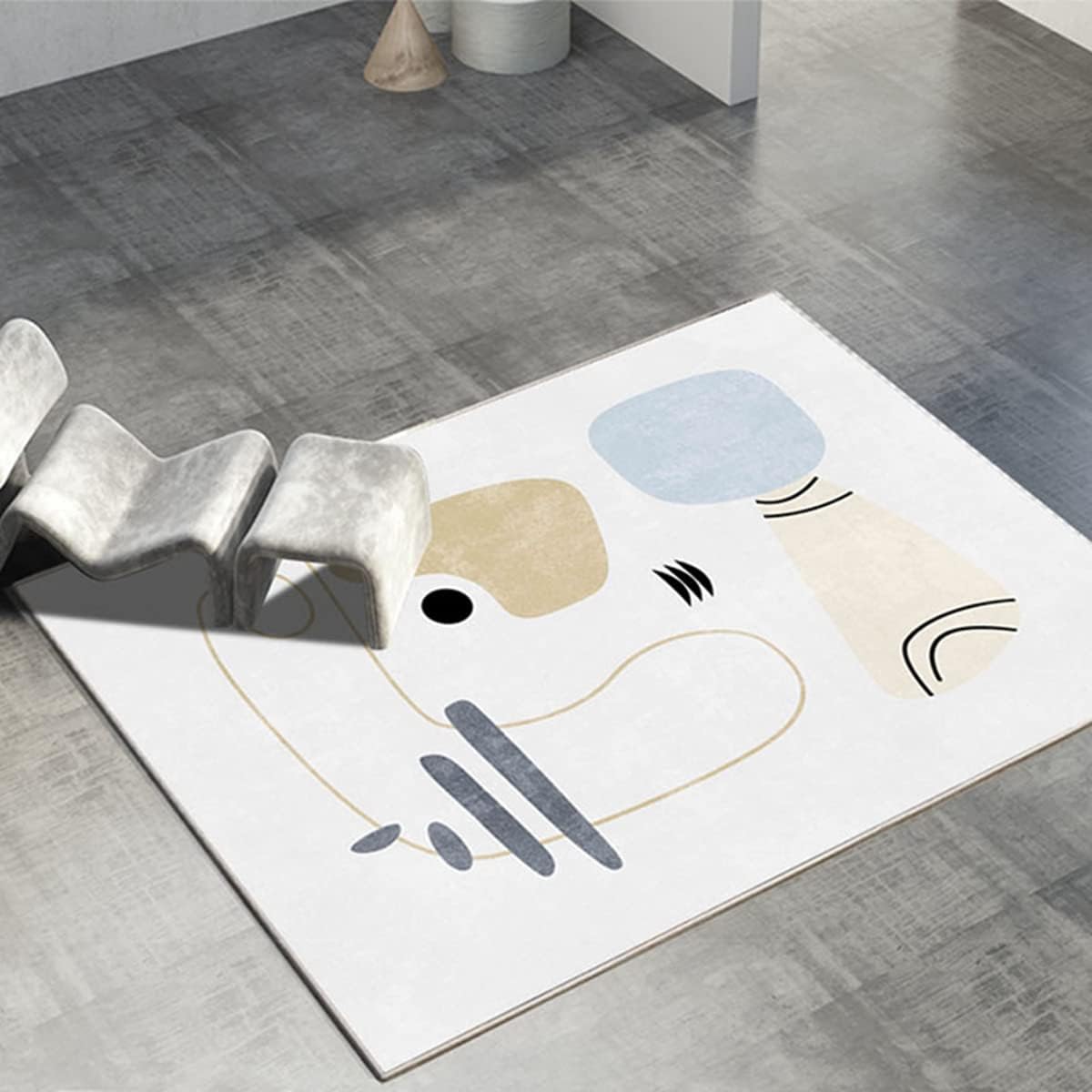 Frisence カーペット ラグマット 絨毯 厚手 防寒 床暖房対応 滑り止め付き 洗える 低ホコリ 防ダニ インテリア ホットカーペット対応 お手入れ簡単 耐久性 耐摩耗性 防音機能 FRIDT56