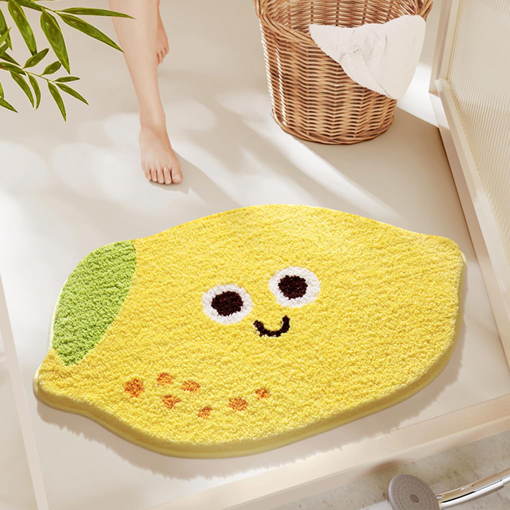 バスマット 50×60cm 吸水速乾 ふわふわ マイクロファイバー 滑り止め付き 抗菌防臭 厚手 洗濯機対応 乾きやすい お風呂マット 脱衣所 洗面所用 おしゃれ 北欧風 ORYSD103