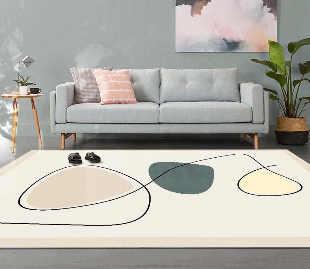 「Tuokus」ラグ カーペット 160×120cm ラグマット シャギーラグ 洗える ふわふわ 絨毯 厚手 3畳4畳5畳6畳 ホットカーペット&床暖房で使用可能 洗濯可 模造カシミアラグ 消臭 厚い滑り止め付き サラサラ イミテーションカシミア 模造カシミア TFYRj-304A2