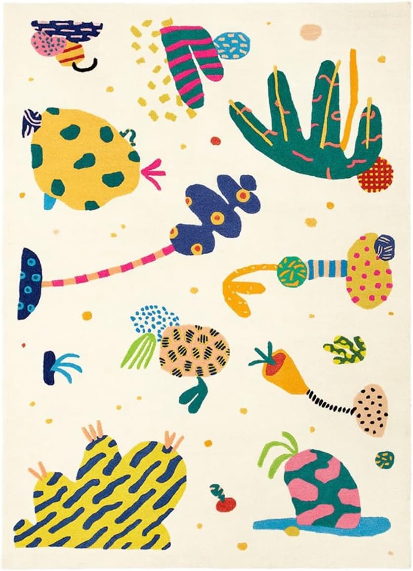 「ORRMALL」カーペット ラグマット 模造カシミヤ シャギーラグ センターカーペット 厚い 滑り止め付き 3畳4畳5畳6畳 絨毯 抗菌防臭 防ダニ 床暖房対応 滑り止め付き ふわふわ サラサラ 長方形 OFY06 (120*160cm約1畳)