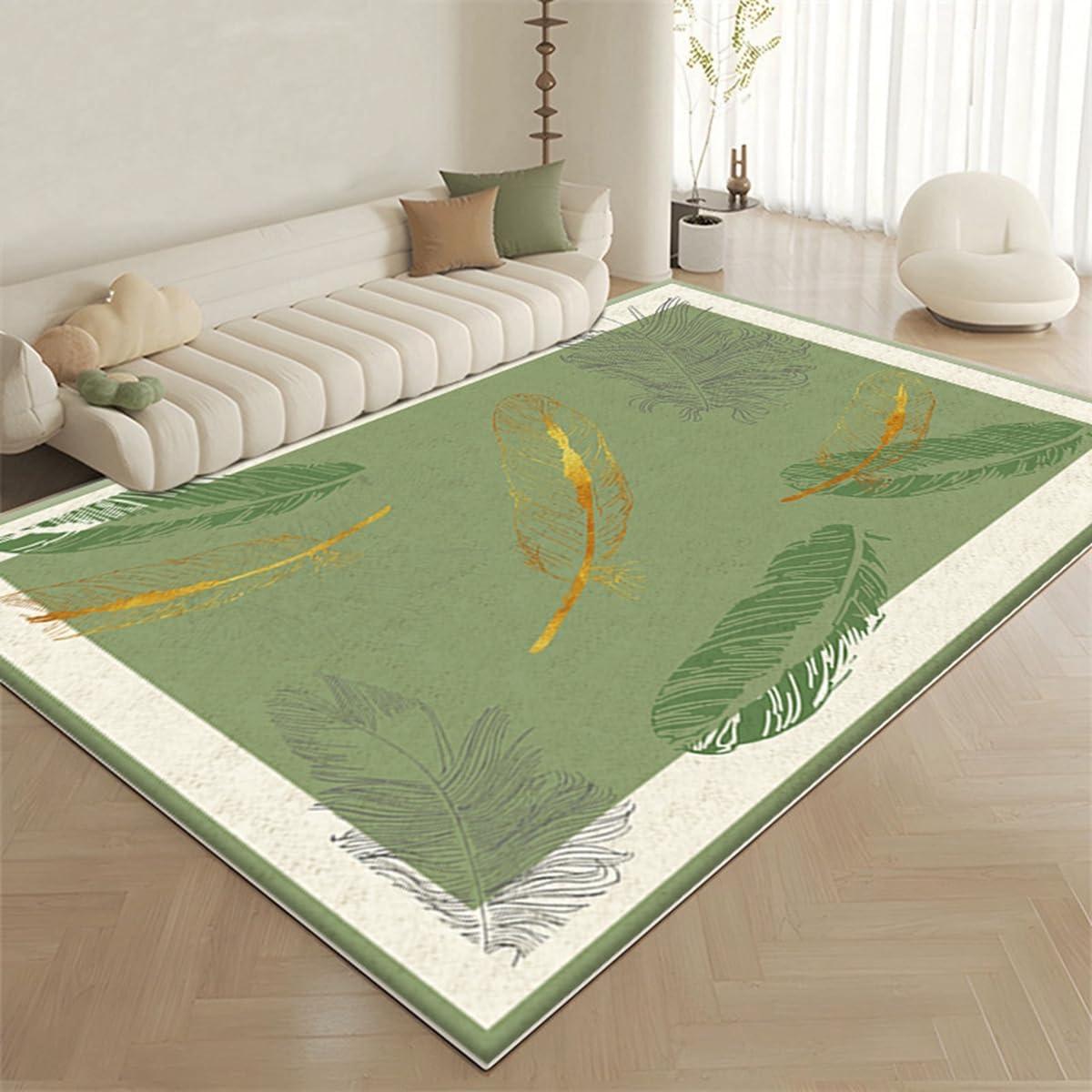 「ORRMALL」カーペット ラグマット ラグ 滑り止め付き センターカーペット 模造カシミヤ 3畳4畳5畳6畳 厚み 長方形 絨毯 抗菌防臭 防ダニ 床暖房対応 シャギーラグ 絨毯 滑り止め付き ふわふわ サラサラ 長方形 カラフルパターン ORFYR115(120*160cm約1畳)