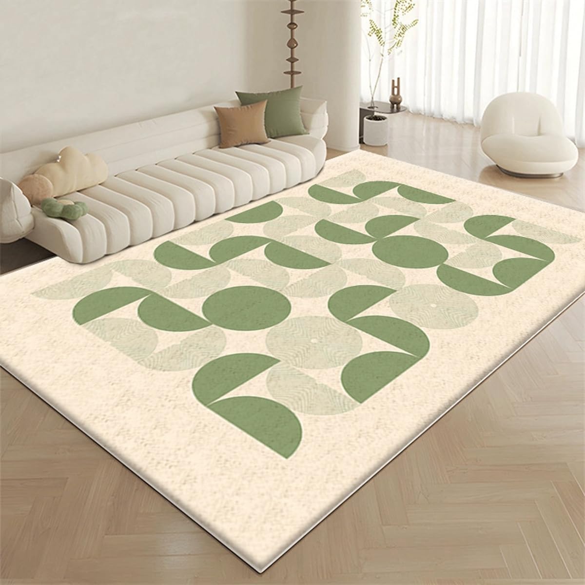 「ORRMALL」カーペット ラグマット ラグ 滑り止め付き センターカーペット 模造カシミヤ 3畳4畳5畳6畳 厚み 長方形 絨毯 抗菌防臭 防ダニ 床暖房対応 シャギーラグ 絨毯 滑り止め付き ふわふわ サラサラ 長方形 カラフルパターン ORFYR115(120*160cm約1畳)