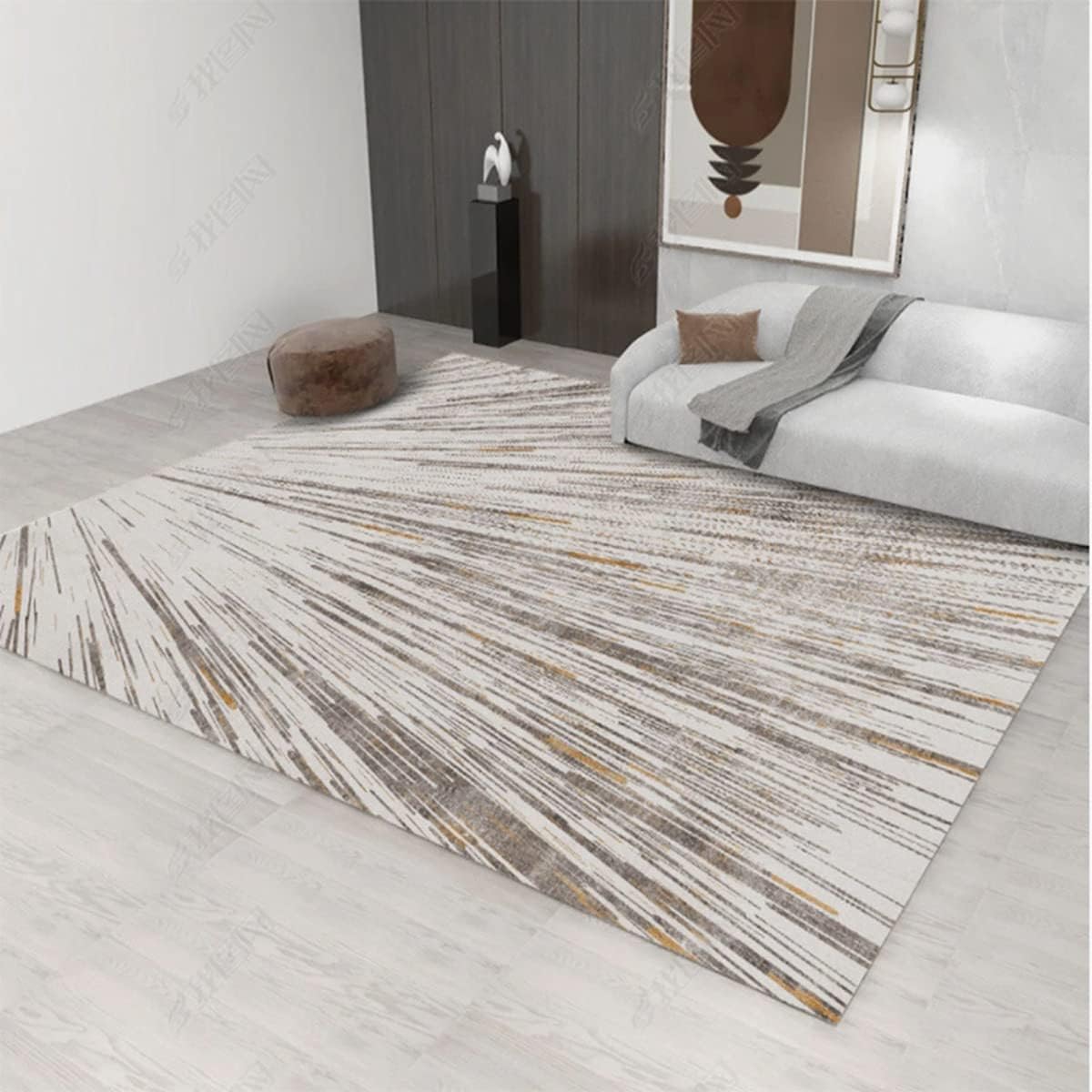 カーペット「Tuokus」わびさび ラグ 北欧 ラグマット リントフリー じゅうたん 洗える 3畳4畳5畳6畳 防ダニ センターカーペット かわいい 抗菌 消臭 シャギーラグ 滑り止め付き ふわふわ サラサラ 長方形 夏秋冬