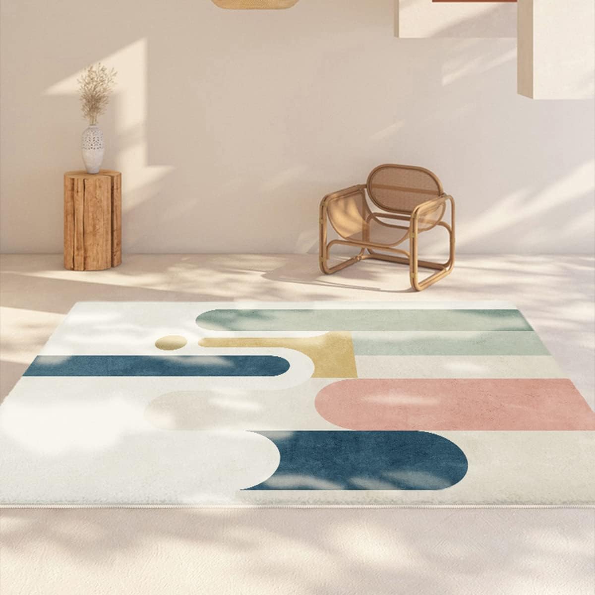 Frisence カーペット ラグマット 絨毯 厚手 防寒 床暖房対応 滑り止め付き 洗える 低ホコリ 防ダニ インテリア ホットカーペット対応 お手入れ簡単 耐久性 耐摩耗性 防音機能 FRIDT52