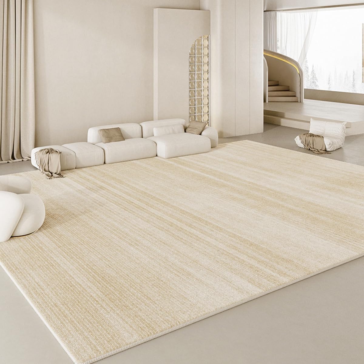 Frisence カーペット ラグマット 絨毯 厚手 防寒 床暖房対応 滑り止め付き 洗える 低ホコリ 防ダニ インテリア ホットカーペット対応 お手入れ簡単 耐久性 耐摩耗性 防音機能 FRIDT22