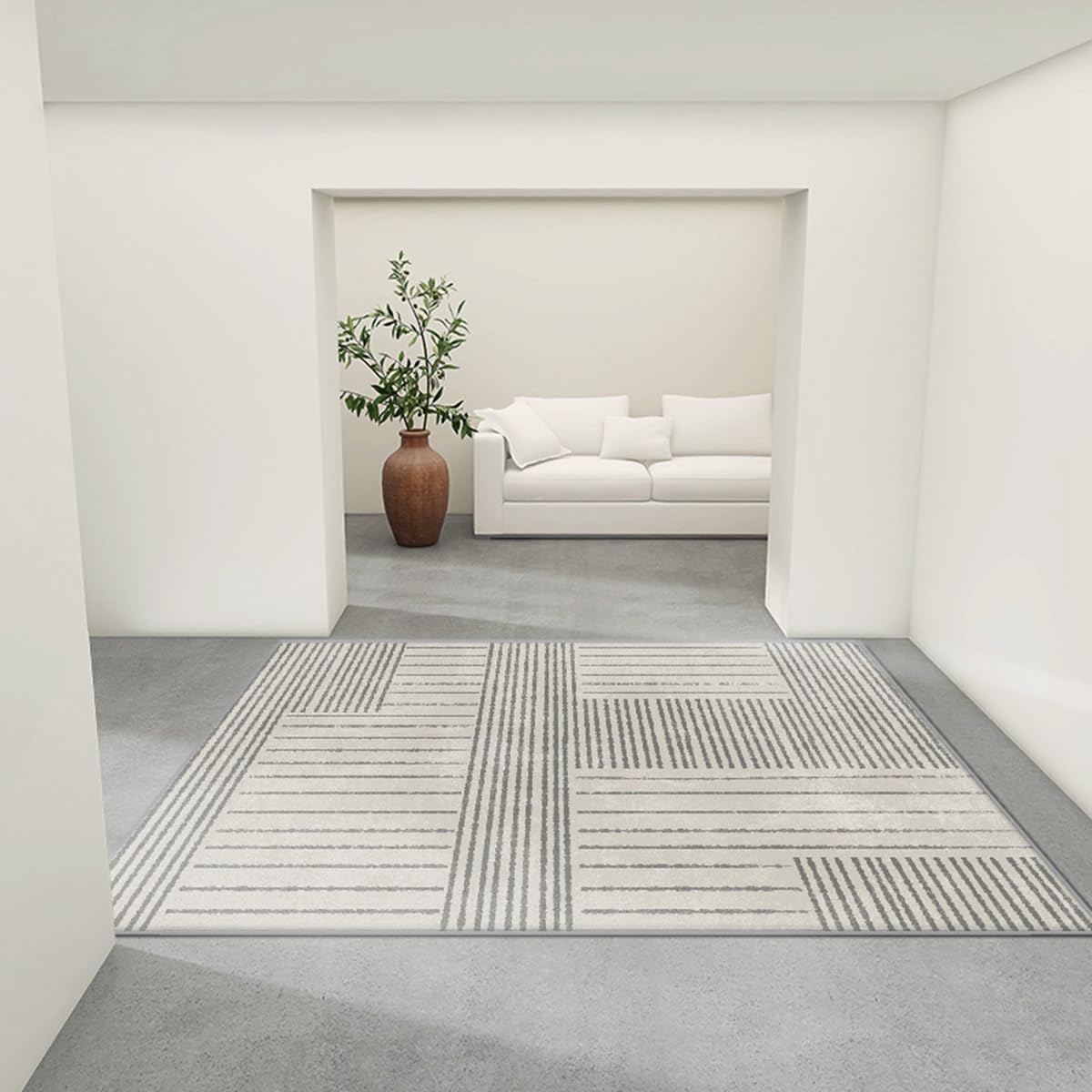 Tuokus カーペット 120×160cm 洗える ラグ 滑り止め付き 防音・防寒・床暖房対応 ラグマット 折りたたみ コンパクト収納可能 おしゃれ ふわふわ 北欧風 リビング 寝室 子供部屋用 FRIDT80