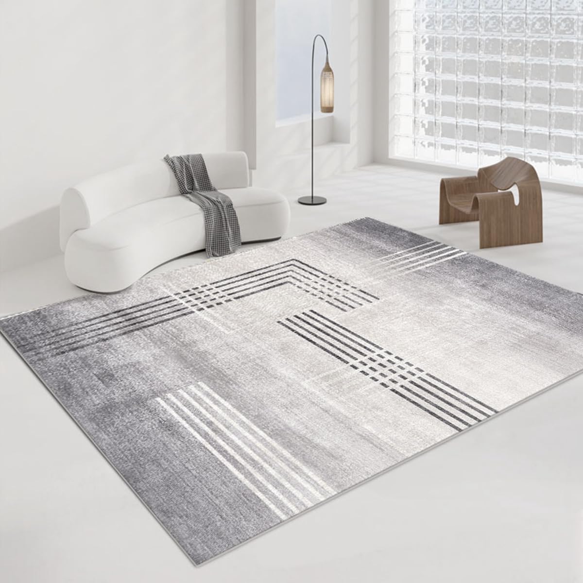 「Tuokus」ラグ カーペット 160×120cm ラグマット シャギーラグ 洗える ふわふわ 絨毯 厚手 3畳4畳5畳6畳 ホットカーペット&床暖房で使用可能 洗濯可 模造カシミアラグ 消臭 厚い滑り止め付き サラサラ イミテーションカシミア 模造カシミア TFYRj-299