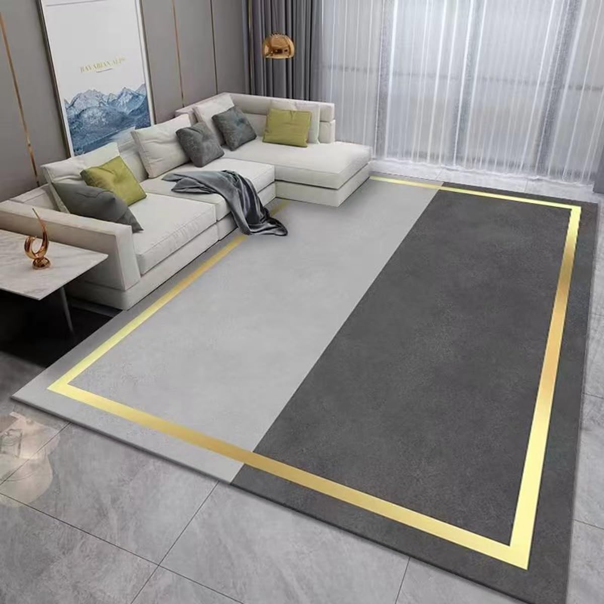 「Tuokus」ラグ カーペット 160×120cm ラグマット シャギーラグ 洗える ふわふわ 絨毯 厚手 3畳4畳5畳6畳 ホットカーペット&床暖房で使用可能 洗濯可 模造カシミアラグ 消臭 厚い滑り止め付き サラサラ イミテーションカシミア 模造カシミア TFYRj297