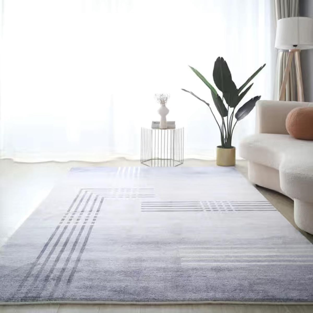 Frisence カーペット ラグマット 絨毯 厚手 防寒 床暖房対応 滑り止め付き 洗える 低ホコリ 防ダニ インテリア ホットカーペット対応 お手入れ簡単 耐久性 耐摩耗性 防音機能 FRIDT43