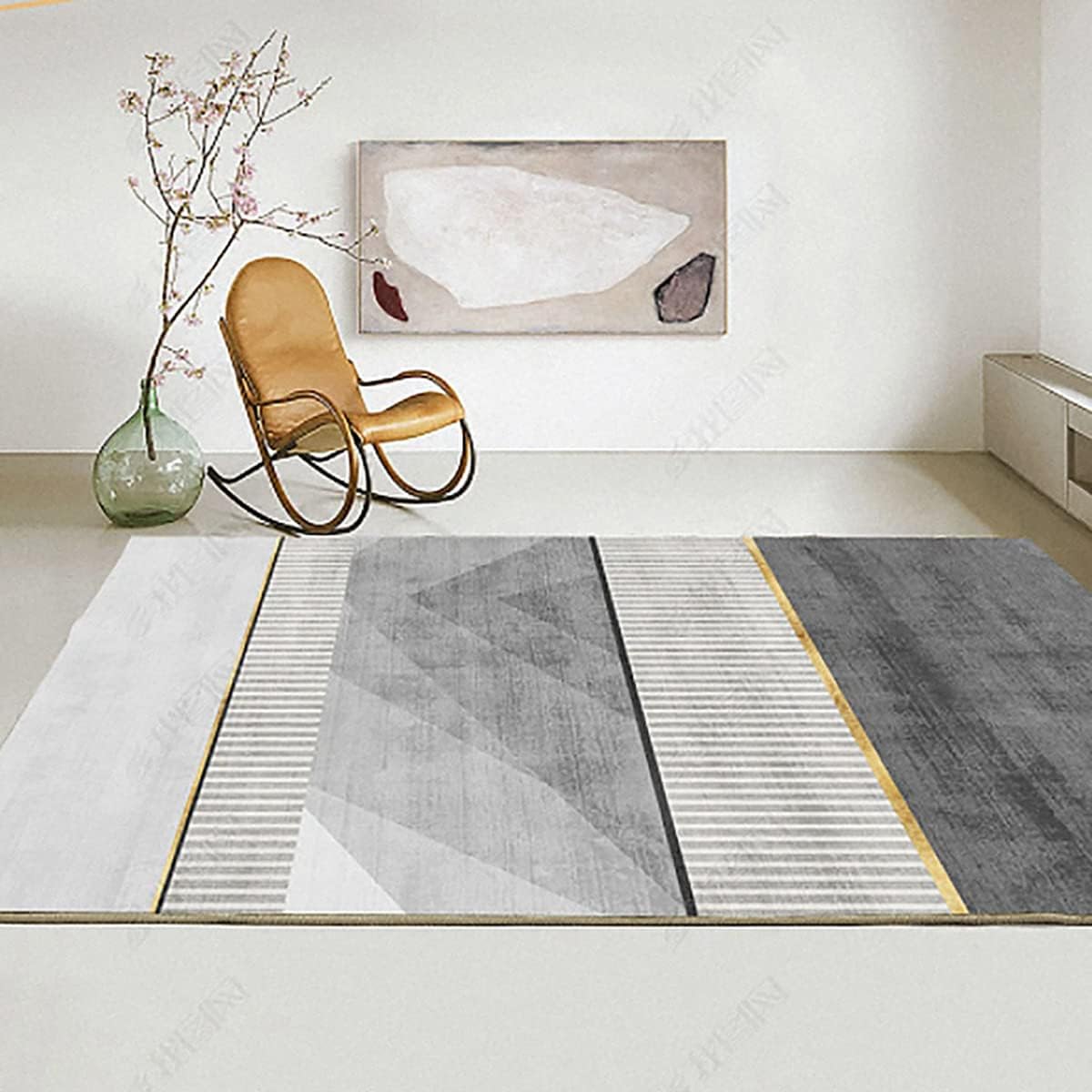 Frisence カーペット ラグマット 絨毯 厚手 防寒 床暖房対応 滑り止め付き 洗える 低ホコリ 防ダニ インテリア ホットカーペット対応 お手入れ簡単 耐久性 耐摩耗性 防音機能 FRIDT51 120*160cm