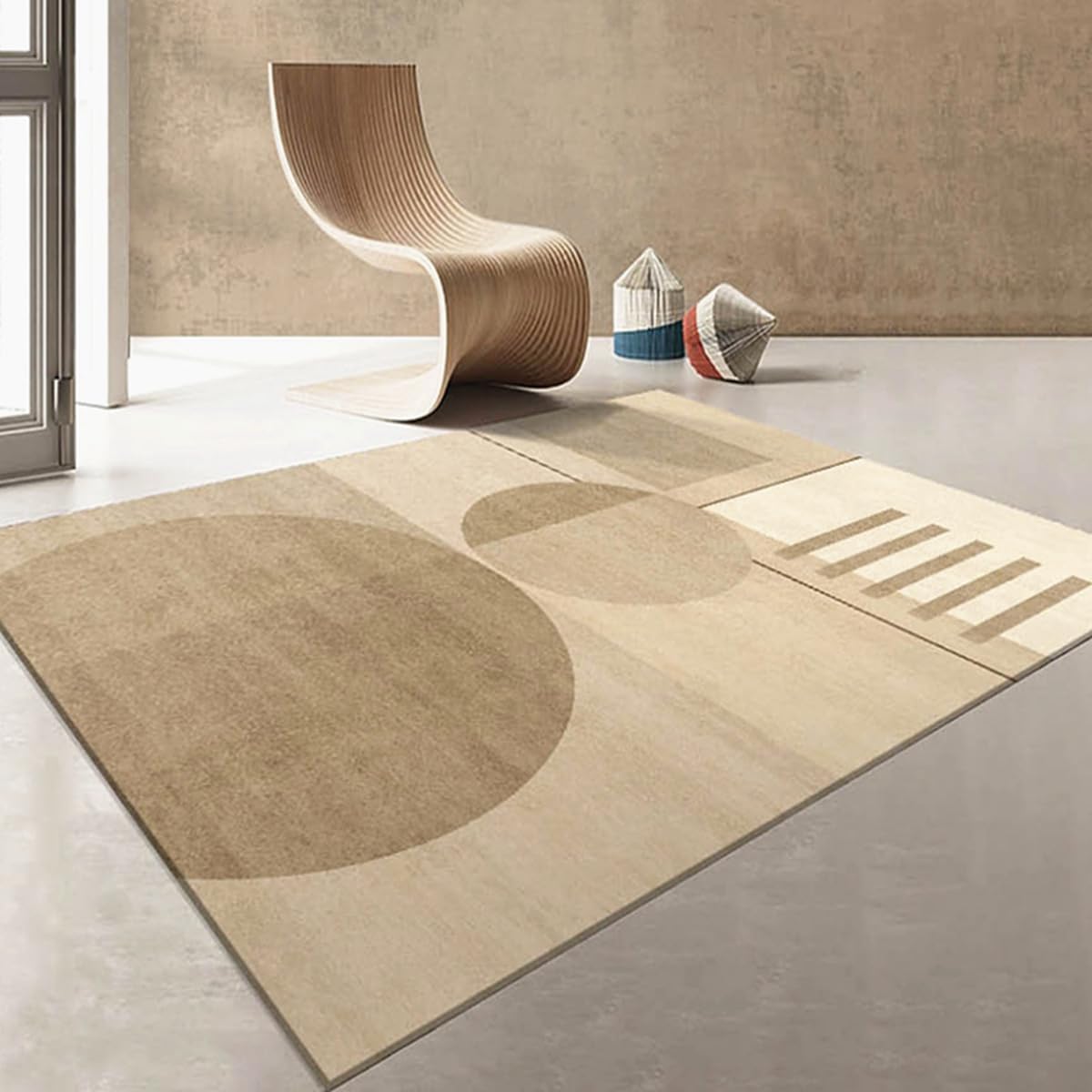 Frisence カーペット 120×160cm 洗える ラグ 滑り止め付き 防音・防寒・床暖房対応 ラグマット 折りたたみ コンパクト収納可能 おしゃれ ふわふわ 北欧風 リビング 寝室 子供部屋用 FRIDT71A