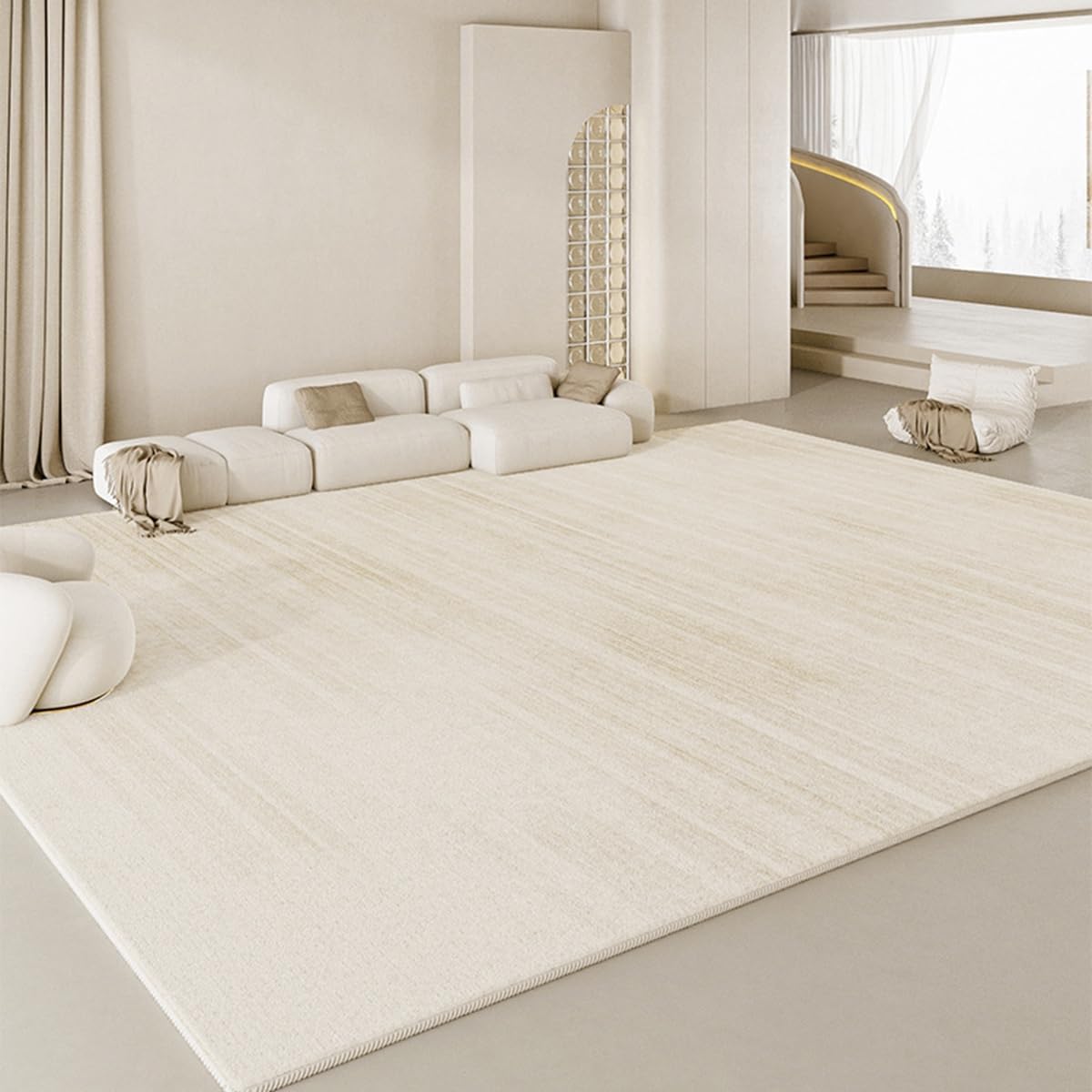 Frisence カーペット ラグマット 絨毯 厚手 防寒 床暖房対応 滑り止め付き 洗える 低ホコリ 防ダニ インテリア ホットカーペット対応 お手入れ簡単 耐久性 耐摩耗性 防音機能 FRIDT22