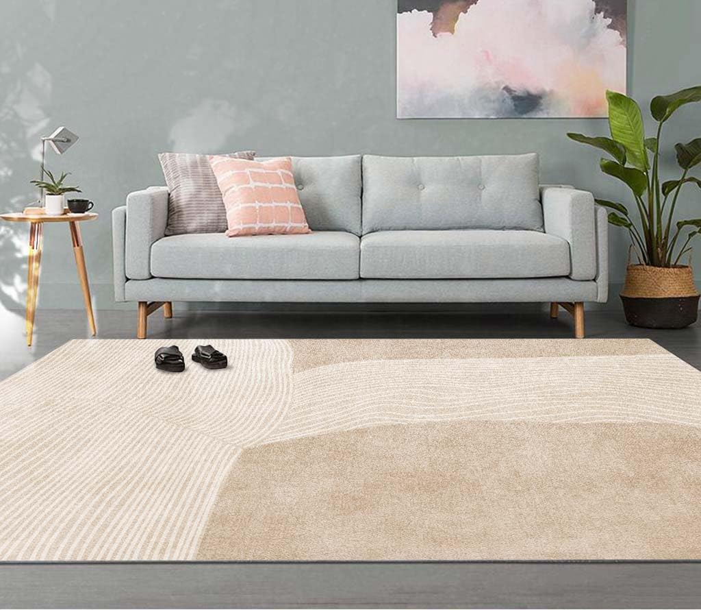 「Tuokus」ラグ カーペット 160×120cm ラグマット シャギーラグ 洗える ふわふわ 絨毯 厚手 3畳4畳5畳6畳 ホットカーペット&床暖房で使用可能 洗濯可 模造カシミアラグ 消臭 厚い滑り止め付き サラサラ イミテーションカシミア 模造カシミア TFYRj-304A2