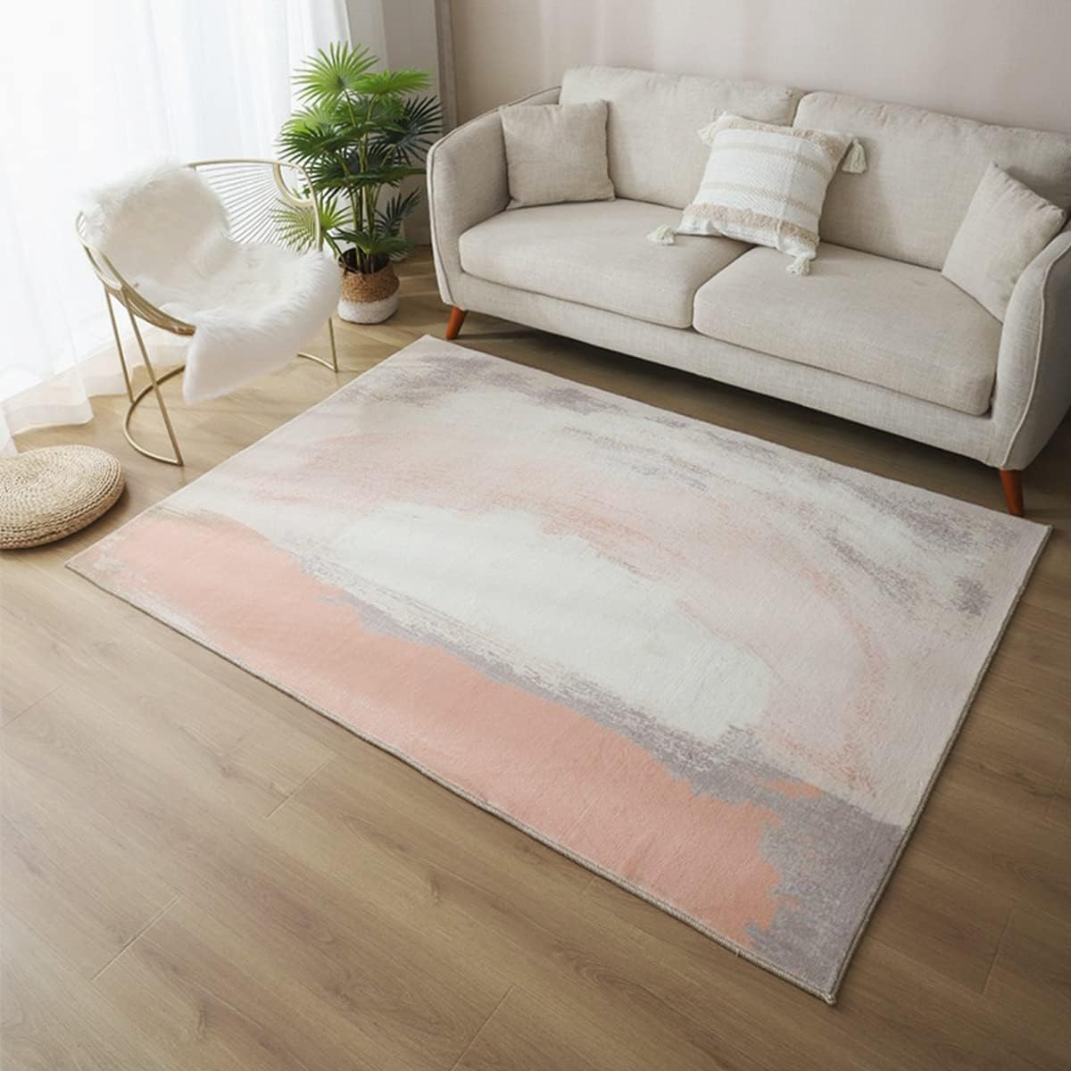 Frisence カーペット ラグマット 絨毯 厚手 防寒 床暖房対応 滑り止め付き 洗える 低ホコリ 防ダニ インテリア ホットカーペット対応 お手入れ簡単 耐久性 耐摩耗性 防音機能 FRIDT32