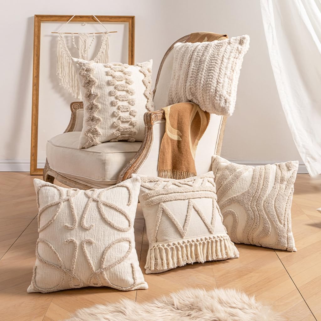 「ORRMALL」クッション 45×45cm クッションカバー付き 中材入り 北欧 おしゃれ SYORBZhen96