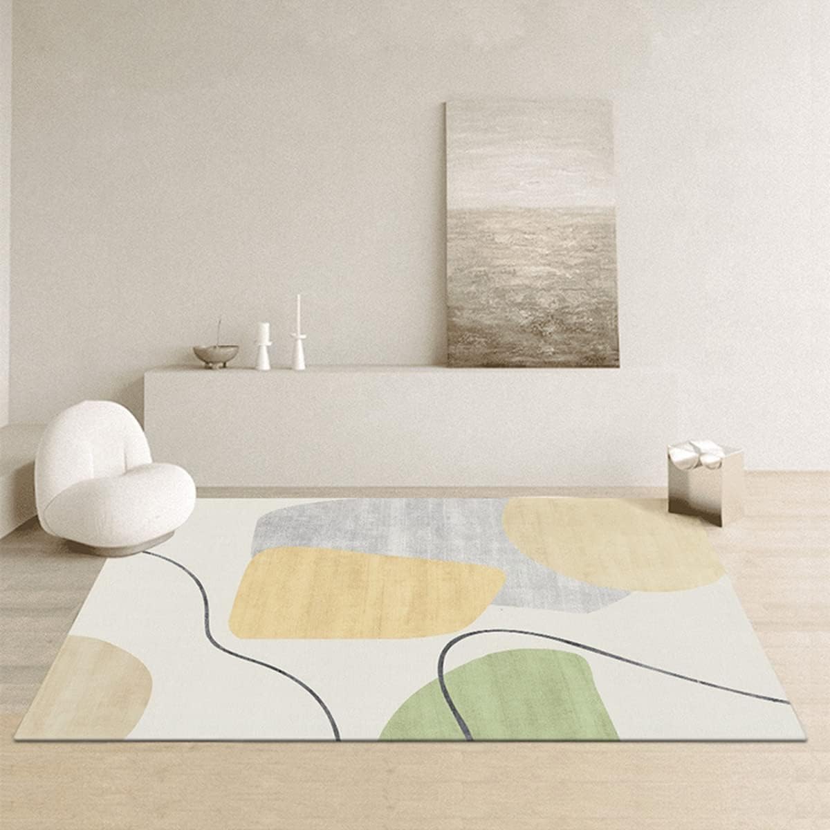 Frisence カーペット ラグマット 絨毯 厚手 防寒 床暖房対応 滑り止め付き 洗える 低ホコリ 防ダニ インテリア ホットカーペット対応 お手入れ簡単 耐久性 耐摩耗性 防音機能 FRIDT45