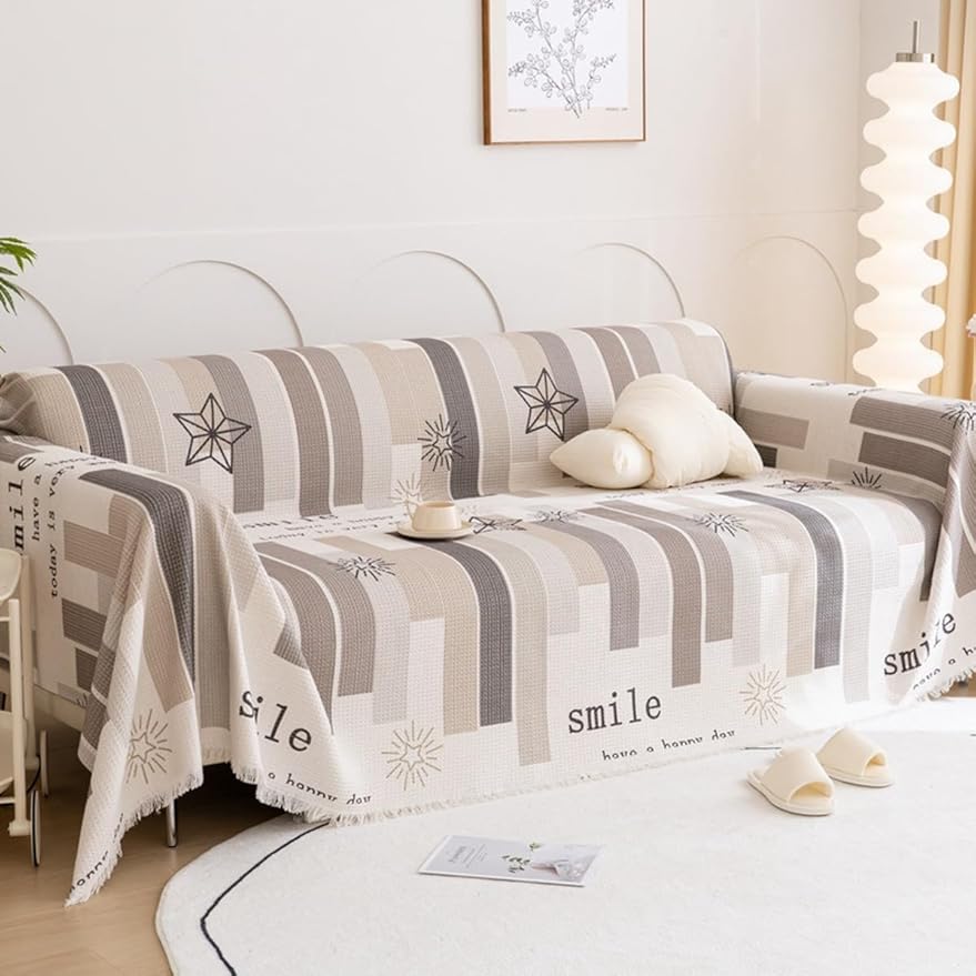 「Tuokus」ソファーカバー 肘付き 一人掛け 二人掛け 三人掛け 肘あり ソファパッド ソファカバー ペットの引っかき傷防止 クッション ソファー スリップ 洗える 防水 防塵 無地 大きいサイズ より厚く TSFJ-26