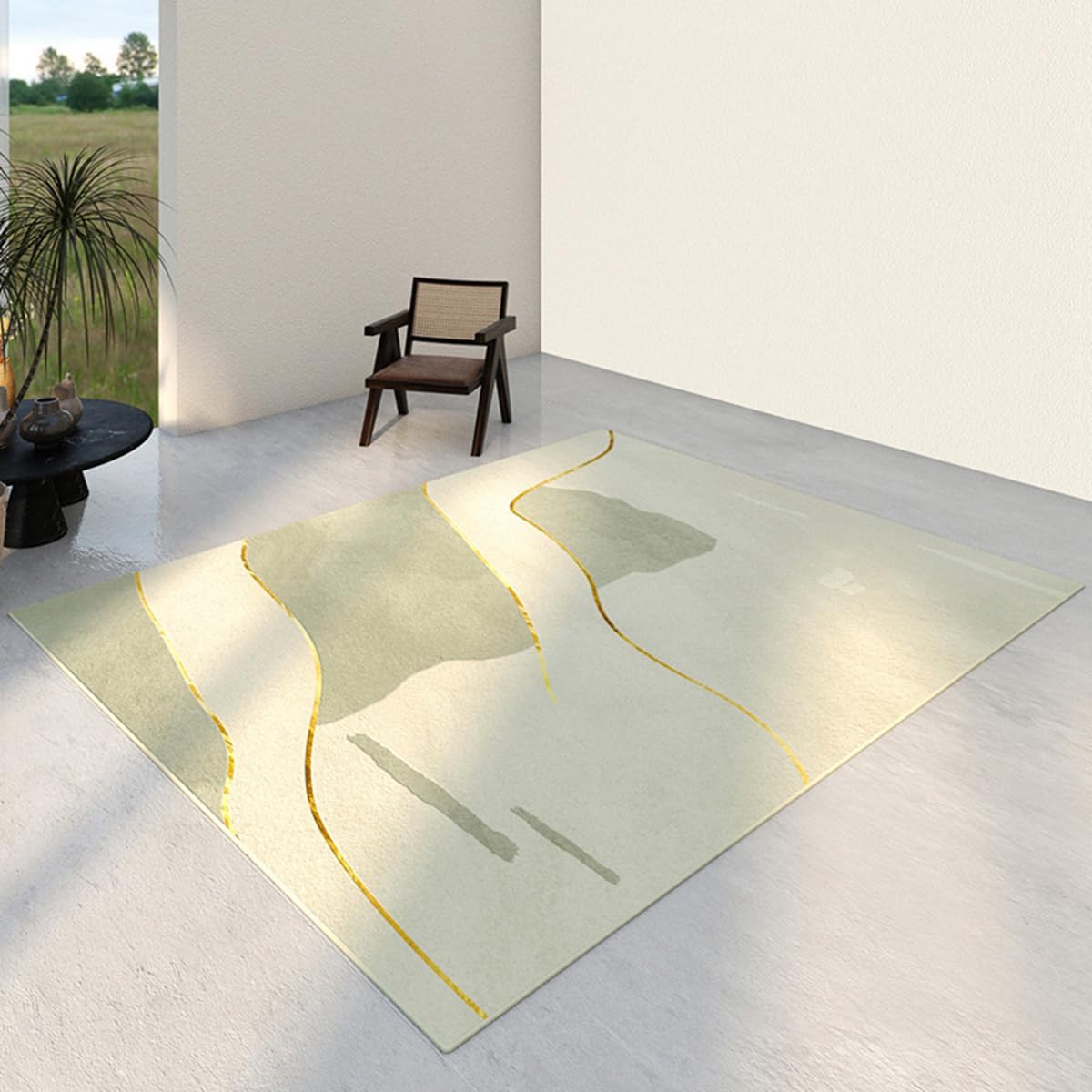 「Tuokus」ラグ カーペット 160×120cm ラグマット シャギーラグ 洗える ふわふわ 絨毯 厚手 3畳4畳5畳6畳 ホットカーペット&床暖房で使用可能 洗濯可 模造カシミアラグ 消臭 厚い滑り止め付き サラサラ イミテーションカシミア 模造カシミア TFYRj-301