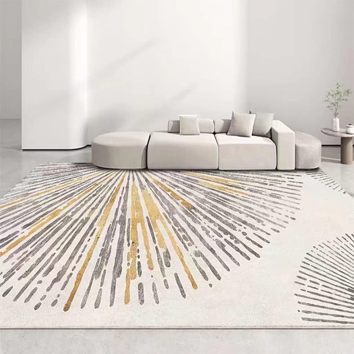 「Tuokus」ラグ カーペット シャギーラグ 洗える ふわふわ 絨毯 厚手 ラグマット 3畳4畳5畳6畳 ホットカーペット&床暖房で使用可能 洗える 模造カシミアラグ 消臭 厚い滑り止め付き サラサラ イミテーションカシミア Fj-172