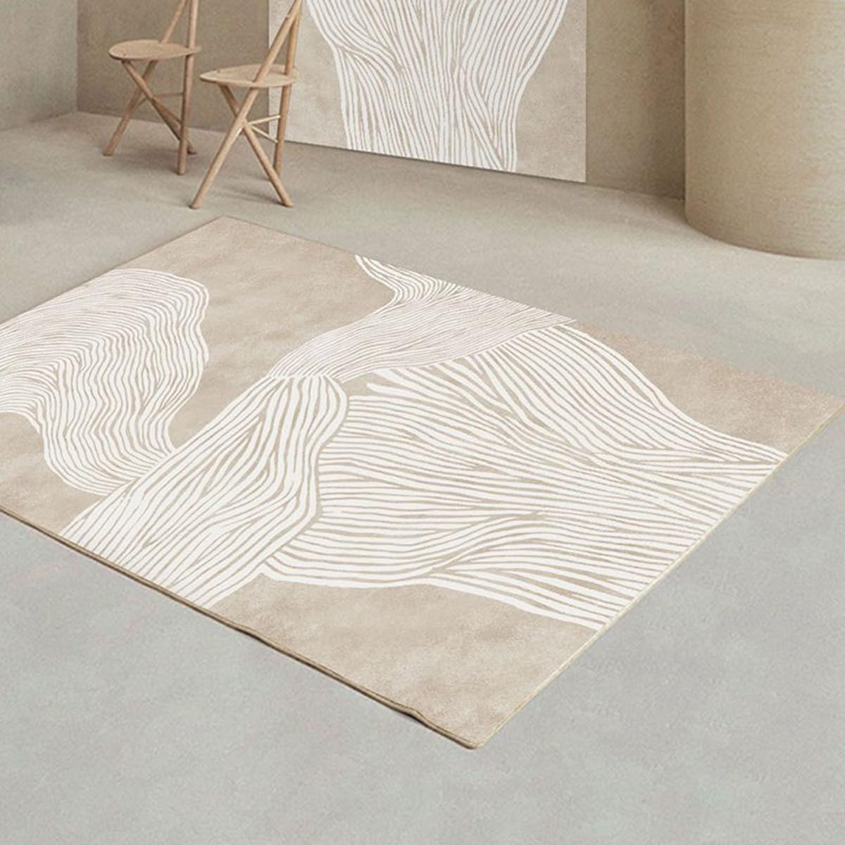 Frisence カーペット ラグマット 絨毯 厚手 防寒 床暖房対応 滑り止め付き 洗える 低ホコリ 防ダニ インテリア ホットカーペット対応 お手入れ簡単 耐久性 耐摩耗性 防音機能 FRIDT62