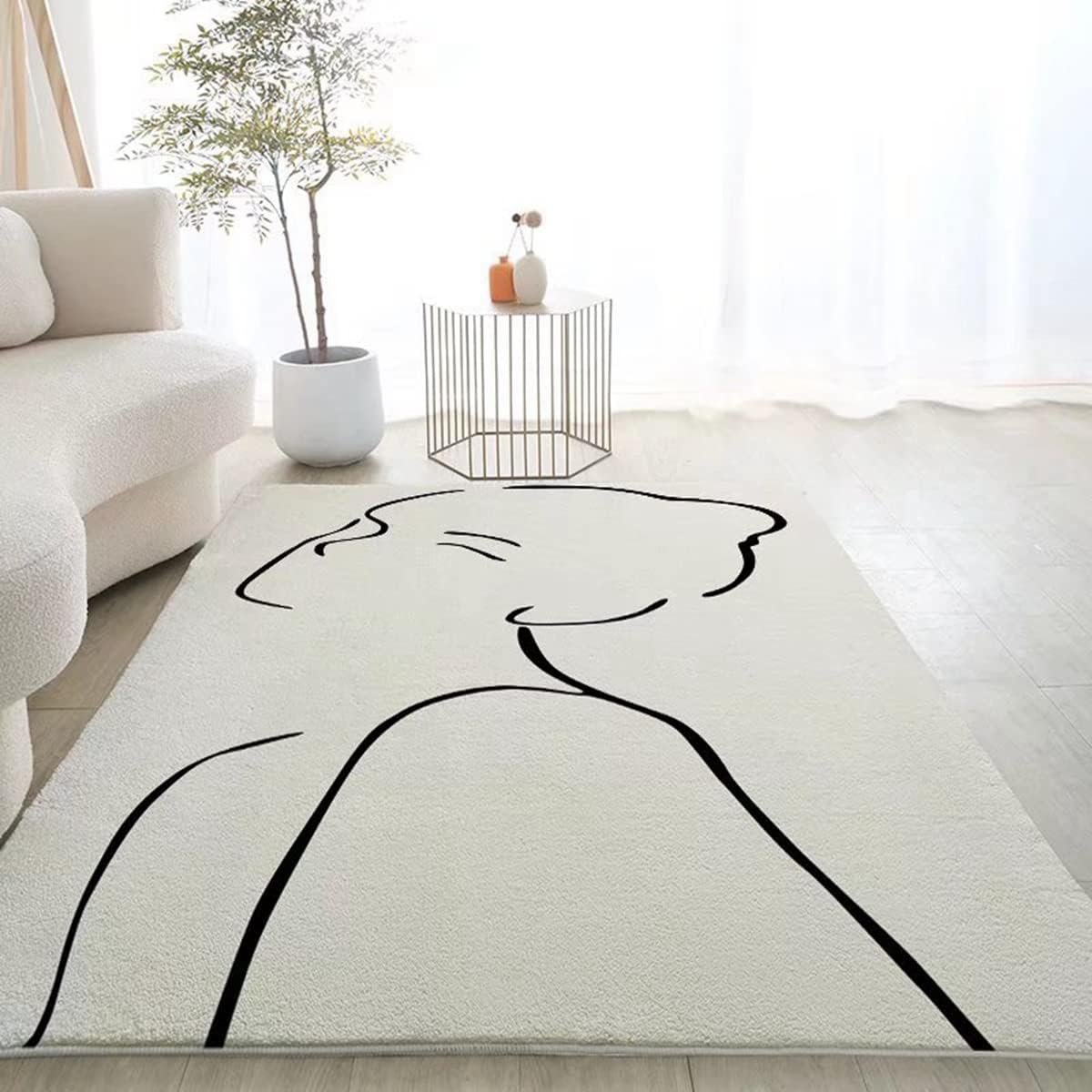 「Tuokus」ラグ カーペット シャギーラグ 洗える ふわふわ 絨毯 厚手 ラグマット 3畳4畳5畳6畳 ホットカーペット&床暖房で使用可能 濃い色 洗える 模造カシミアラグ 消臭 厚い滑り止め付き サラサラ FJ-94