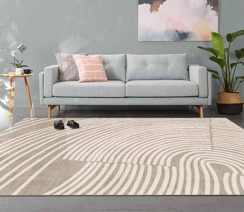 「Tuokus」ラグ カーペット 160×120cm ラグマット シャギーラグ 洗える ふわふわ 絨毯 厚手 3畳4畳5畳6畳 ホットカーペット&床暖房で使用可能 洗濯可 模造カシミアラグ 消臭 厚い滑り止め付き サラサラ イミテーションカシミア 模造カシミア TFYRj-304A1