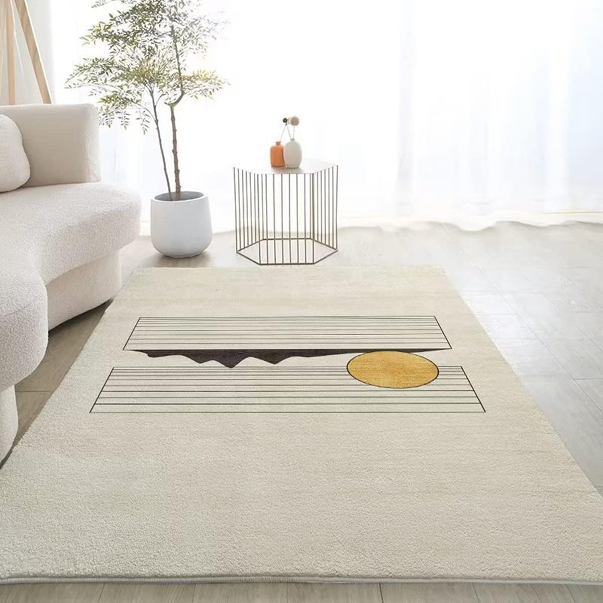 「Tuokus」ラグ カーペット シャギーラグ 洗える ふわふわ 絨毯 厚手 ラグマット 3畳4畳5畳6畳 ホットカーペット&床暖房で使用可能 濃い色 洗える 模造カシミアラグ 消臭 厚い滑り止め付き サラサラ FJ-94