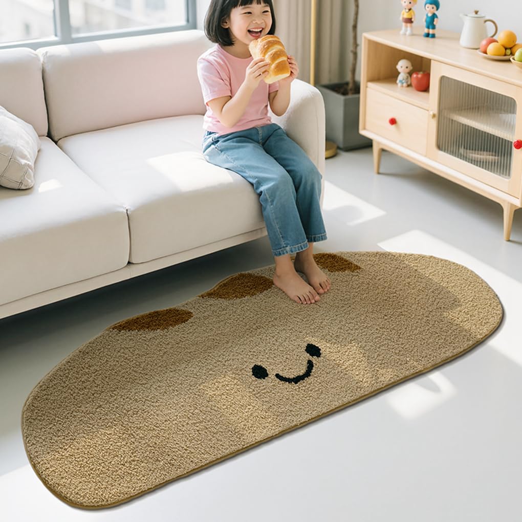 バスマット 80×120cm 吸水速乾 ふわふわ マイクロファイバー 滑り止め付き 抗菌防臭 厚手 洗濯機対応 乾きやすい お風呂マット 脱衣所 洗面所用 おしゃれ 北欧風 ORYSD169