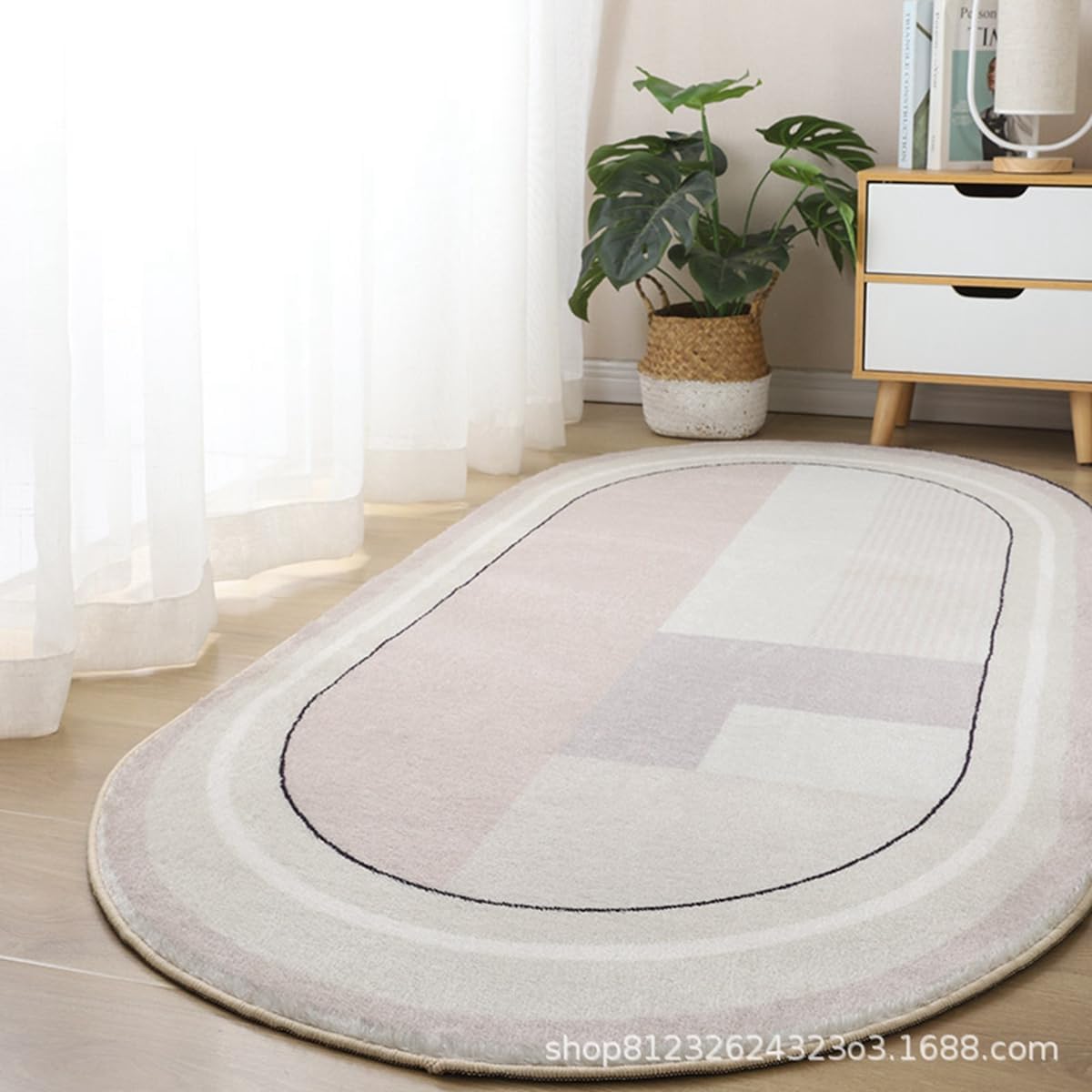 「ORRMALL」カーペット ラグマット ラグ 楕円形 滑り止め付き センターカーペット 模造カシミヤ 3畳4畳5畳6畳 厚み 長方形 絨毯 抗菌防臭 防ダニ 床暖房対応 シャギーラグ 絨毯 滑り止め付き ふわふわ サラサラ 長方形 カラフルパターン ORFYR120