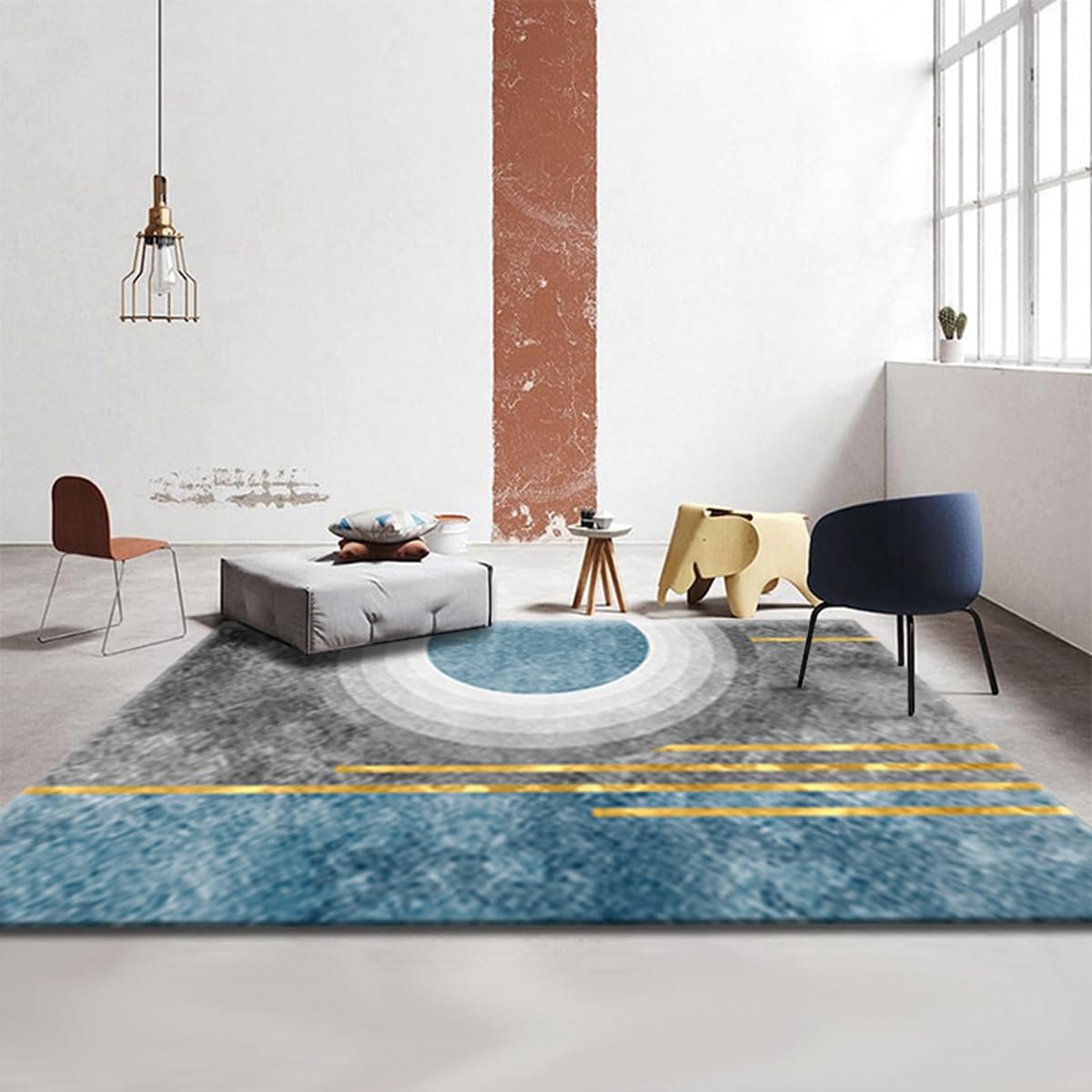 Frisence カーペット ラグマット 絨毯 厚手 防寒 床暖房対応 滑り止め付き 洗える 低ホコリ 防ダニ インテリア ホットカーペット対応 お手入れ簡単 耐久性 耐摩耗性 防音機能 FRIDT26